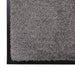 Deurmat Lichtgrijs 60 x 40 x 1.2 cm Teddy Stof