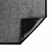 Deurmat Lichtgrijs 60 x 40 x 1.2 cm Teddy Stof