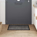 Deurmat Lichtgrijs 60 x 40 x 1.2 cm Teddy Stof