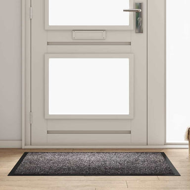 Deurmat Lichtgrijs 60 x 40 x 1.2 cm Teddy Stof