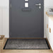 Deurmat Lichtgrijs 60 x 40 x 1.2 cm Teddy Stof
