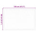 Deurmat Lichtgrijs 60 x 40 x 1.2 cm Teddy Stof
