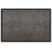 Deurmat Lichtgrijs 60 x 40 x 1.2 cm Teddy Stof