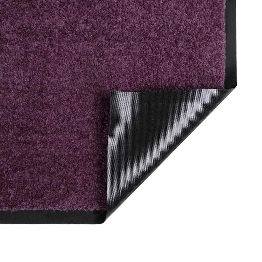 Deurmat Bordeauxrood 60 x 40 x 1.2 cm Teddy Stof
