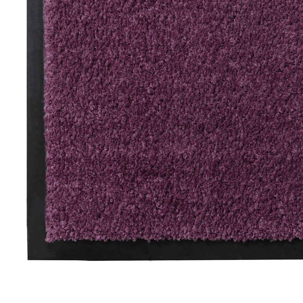 Deurmat Bordeauxrood 60 x 40 x 1.2 cm Teddy Stof