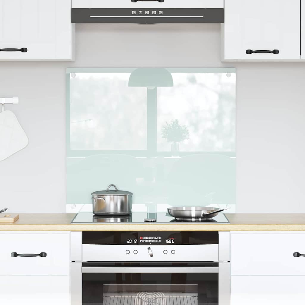 Keukenachterwand Melk 70 x 60 cm gehard glas