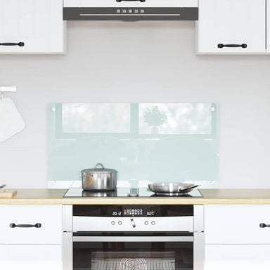 Keukenachterwand Melk 80 x 40 cm gehard glas