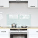 Keukenachterwand Melk 80 x 40 cm gehard glas