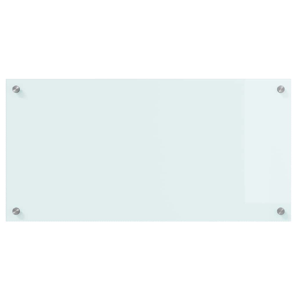 Keukenachterwand Melk 80 x 40 cm gehard glas