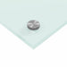 Keukenachterwand Melk 80 x 50 cm gehard glas