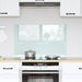 Keukenachterwand Melk 80 x 50 cm gehard glas
