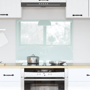 Keukenachterwand Melk 80 x 60 cm gehard glas