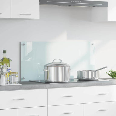 Keukenachterwand Melk 90 x 40 cm gehard glas