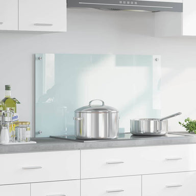 Keukenachterwand Melk 90 x 50 cm gehard glas