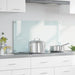 Keukenachterwand Melk 90 x 50 cm gehard glas