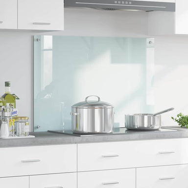 Keukenachterwand Melk 90 x 60 cm gehard glas