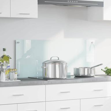 Keukenachterwand Melk 100 x 40 cm gehard glas