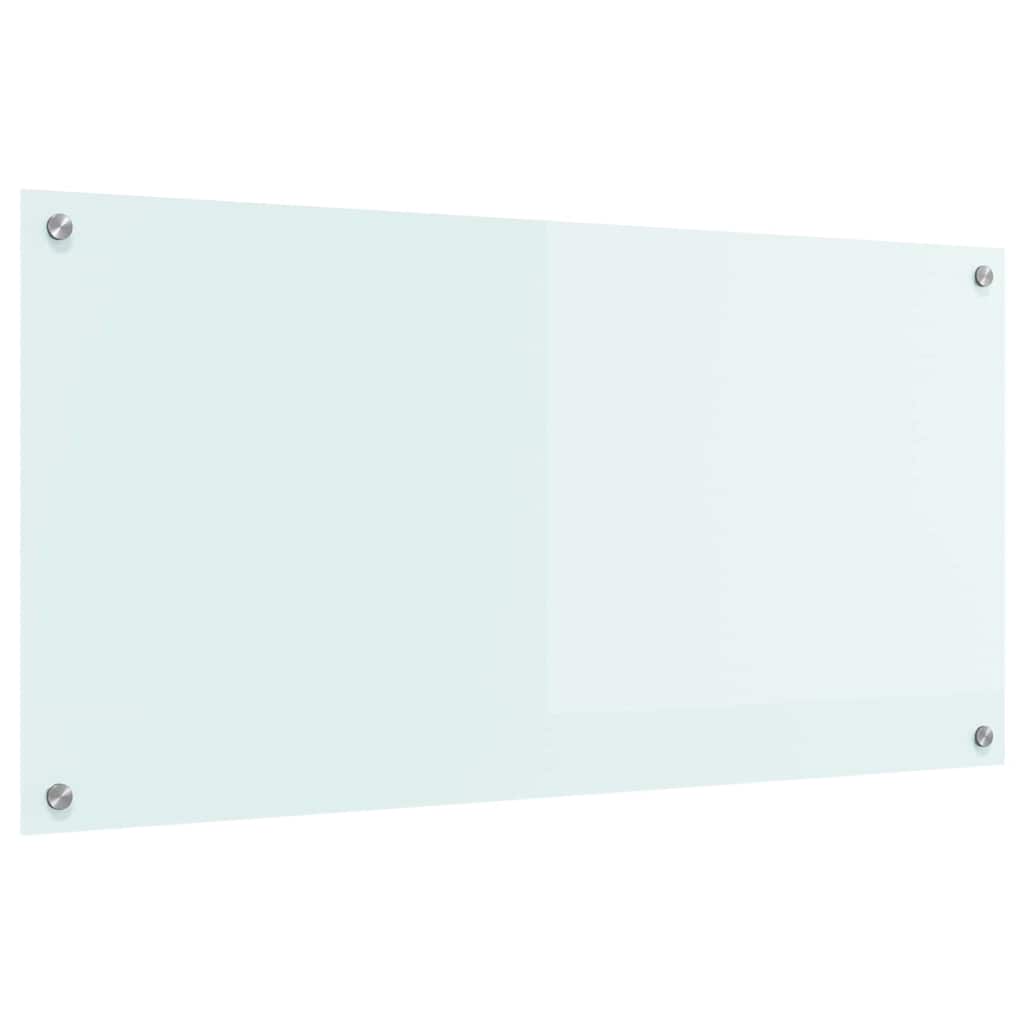 Keukenachterwand Melk 100 x 50 cm gehard glas