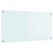 Keukenachterwand Melk 100 x 50 cm gehard glas
