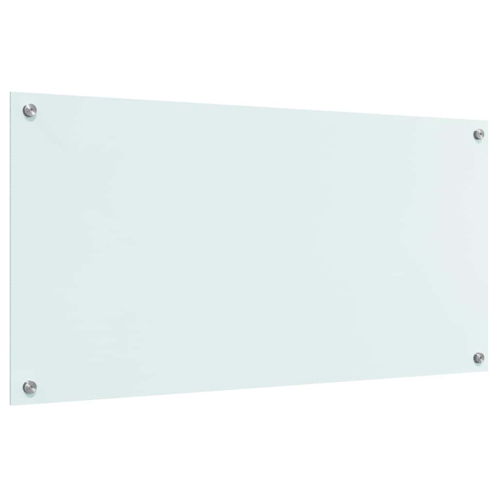 Keukenachterwand Melk 100 x 50 cm gehard glas