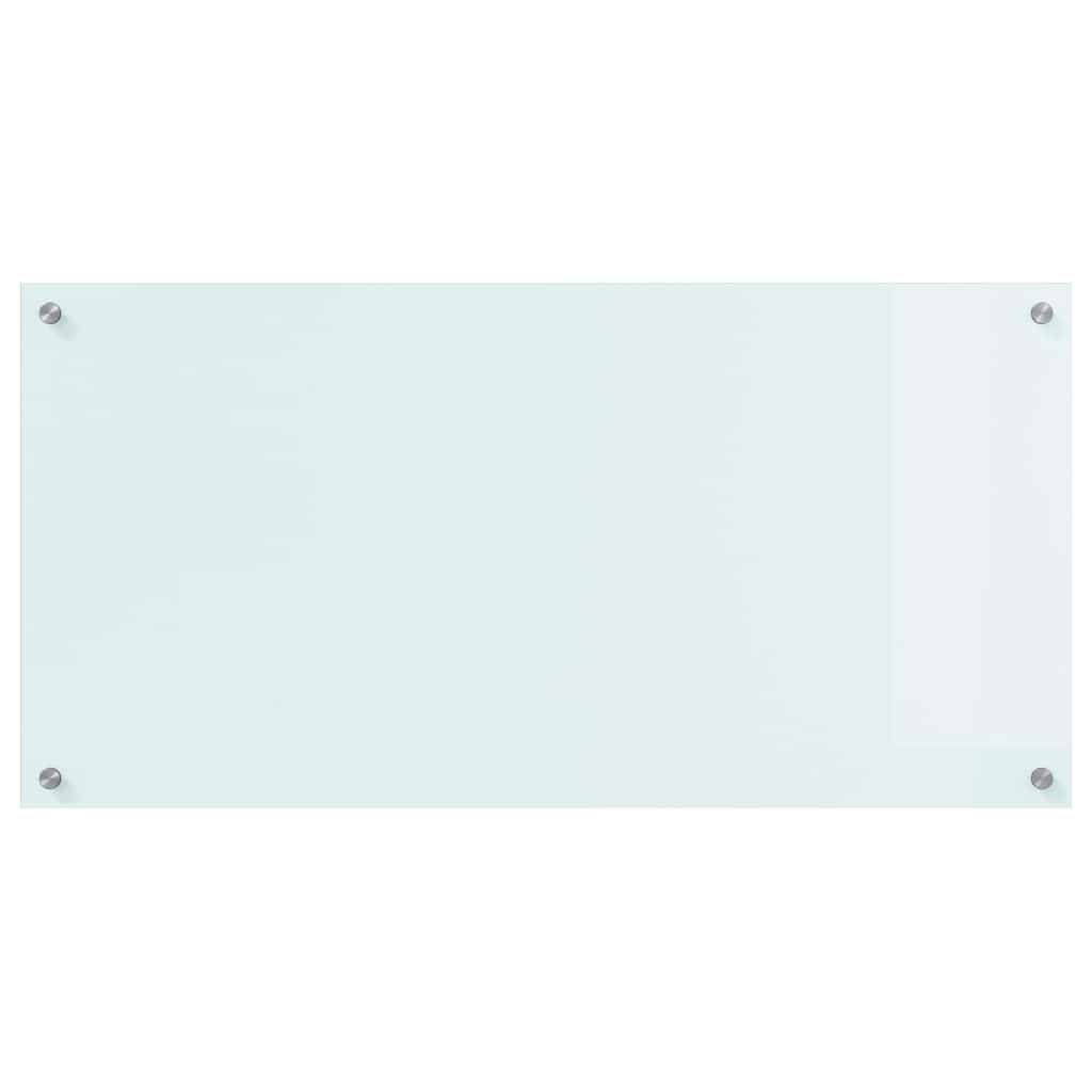 Keukenachterwand Melk 100 x 50 cm gehard glas