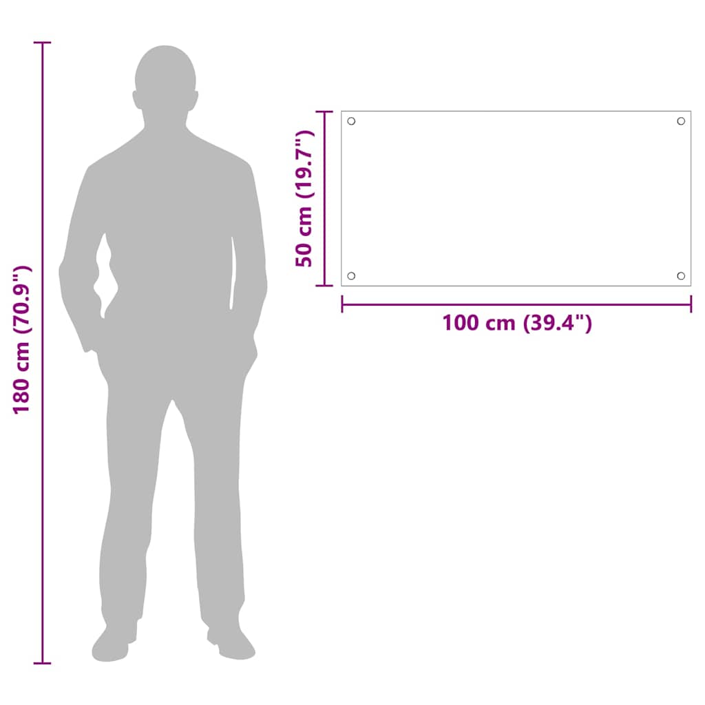 Keukenachterwand Melk 100 x 50 cm gehard glas