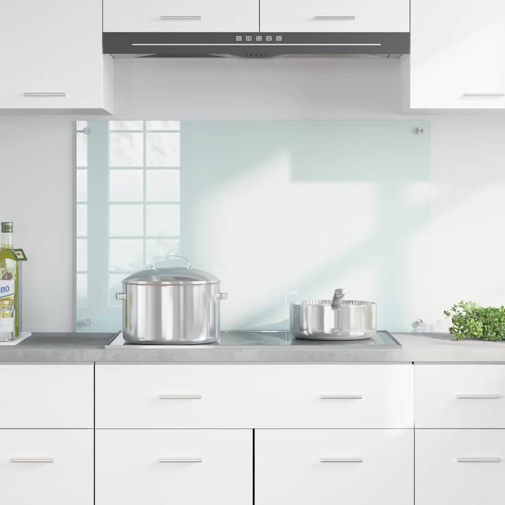 Keukenachterwand Melk 100 x 60 cm gehard glas