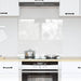Keukenachterwand Doorzichtig 70 x 60 cm gehard glas
