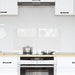 Keukenachterwand Doorzichtig 80 x 40 cm gehard glas