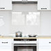 Keukenachterwand Doorzichtig 80 x 60 cm gehard glas