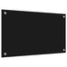 Keukenachterwand Zwart 70 x 40 cm gehard glas