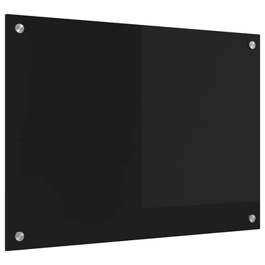 Keukenachterwand Zwart 70 x 50 cm gehard glas