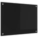Keukenachterwand Zwart 70 x 50 cm gehard glas
