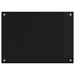 Keukenachterwand Zwart 70 x 50 cm gehard glas