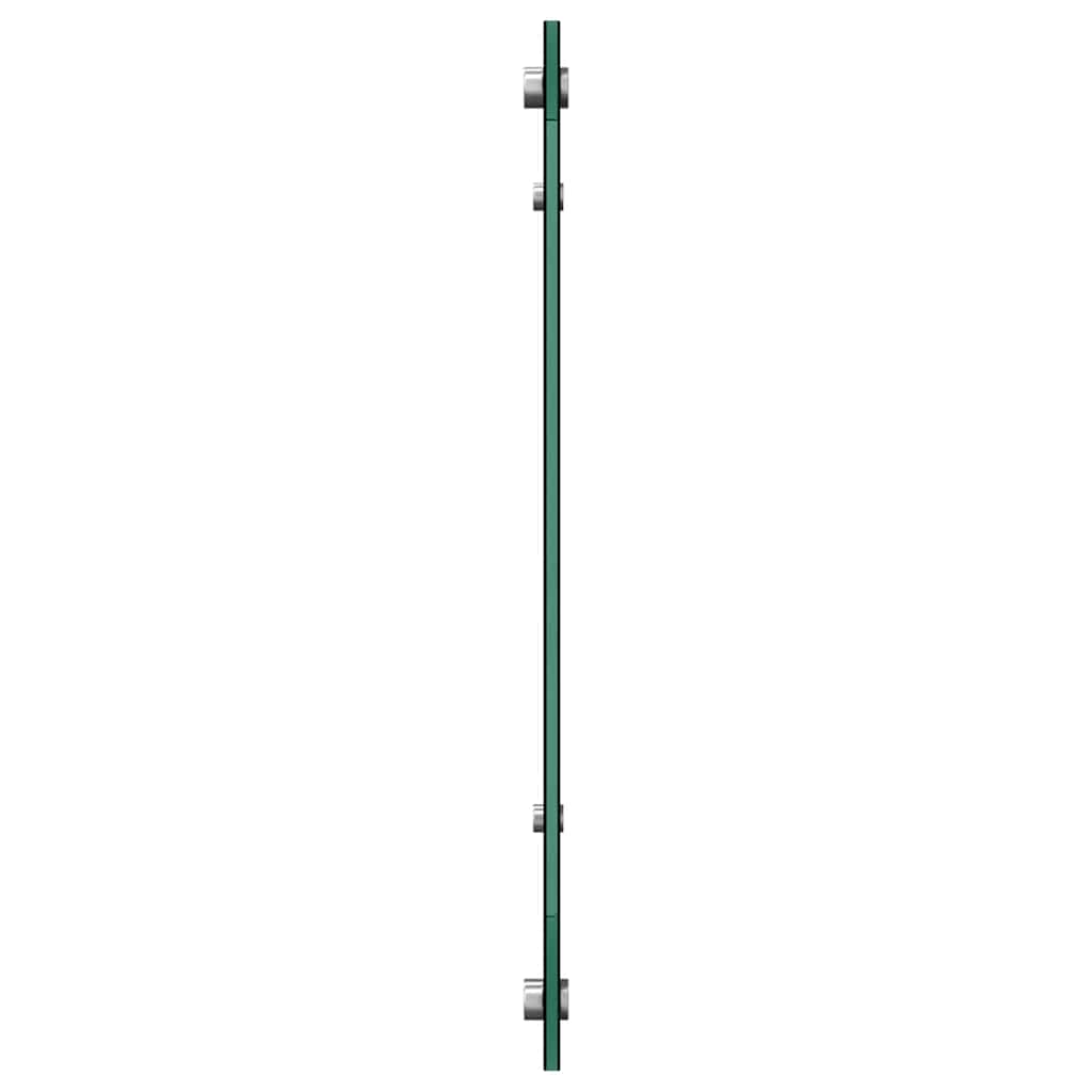Keukenachterwand Zwart 80 x 50 cm gehard glas