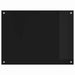 Keukenachterwand Zwart 80 x 60 cm gehard glas