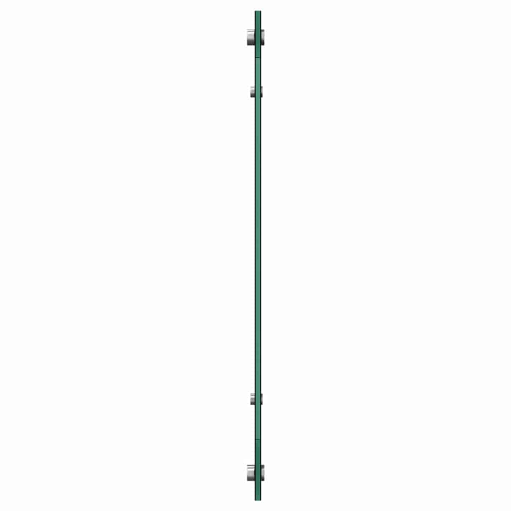 Keukenachterwand Zwart 80 x 60 cm gehard glas