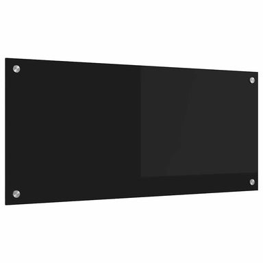 Keukenachterwand Zwart 90 x 40 cm gehard glas