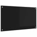 Keukenachterwand Zwart 90 x 50 cm gehard glas