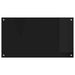 Keukenachterwand Zwart 90 x 50 cm gehard glas