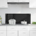 Keukenachterwand Zwart 100 x 40 cm gehard glas