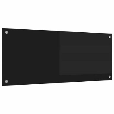 Keukenachterwand Zwart 100 x 40 cm gehard glas