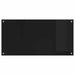 Keukenachterwand Zwart 100 x 50 cm gehard glas