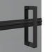 Inloopdouchewand Zwart 70 x 6,5 x 190 cm