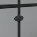 Inloopdouchewand Zwart 70 x 6,5 x 190 cm