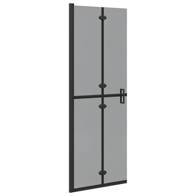 Inloopdouchewand Zwart 70 x 6,5 x 190 cm