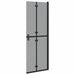 Inloopdouchewand Zwart 70 x 6,5 x 190 cm