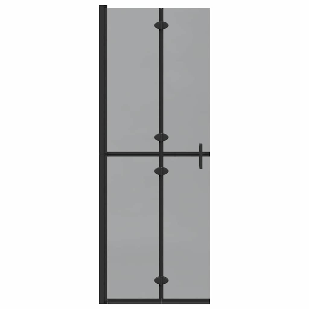 Inloopdouchewand Zwart 70 x 6,5 x 190 cm