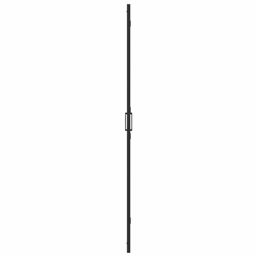 Inloopdouchewand Zwart 70 x 6,5 x 190 cm