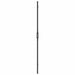 Inloopdouchewand Zwart 70 x 6,5 x 190 cm